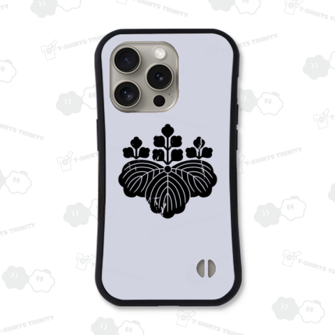 五三の桐・豊臣秀吉【戦国武将・家紋・グランジ加工タイプ】