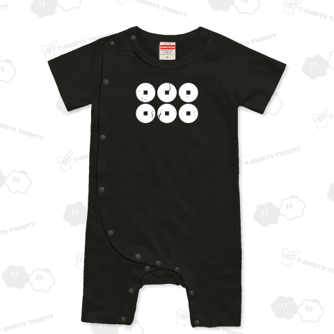 真田六文銭・真田幸村【戦国武将・家紋・グランジ加工タイプ】