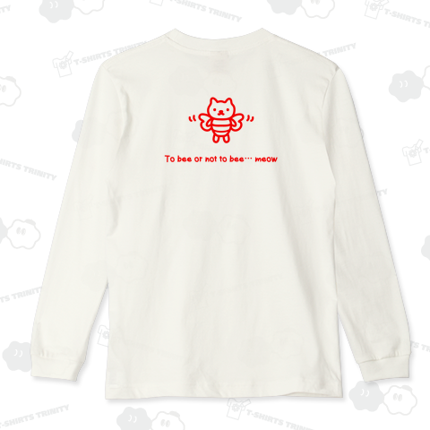 【背面】ミツバチ猫【ゆる猫イラスト】