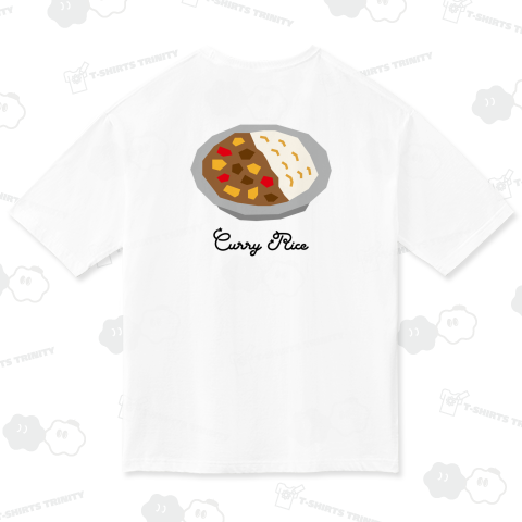【背面】カレーライス【レトロデザイン】