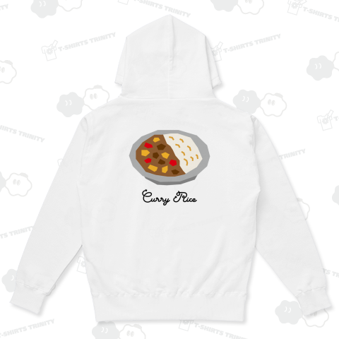 【背面】カレーライス【レトロデザイン】