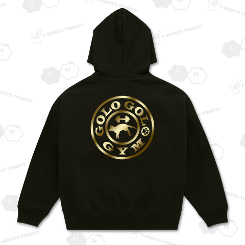 【背面】ゴロゴロジム【猫・パロディー商品】文字ゴールド