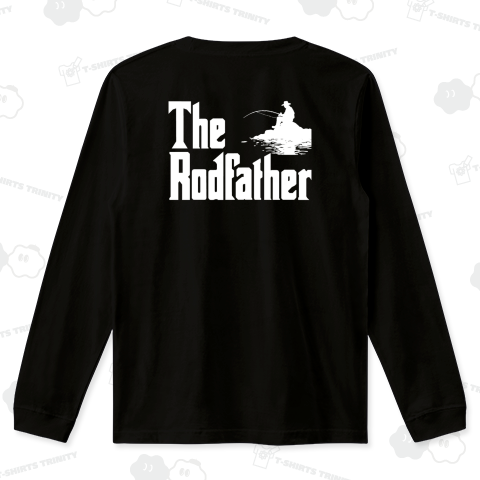 【背面】ロッドファーザー【パロディー商品・釣りデザイン】文字白