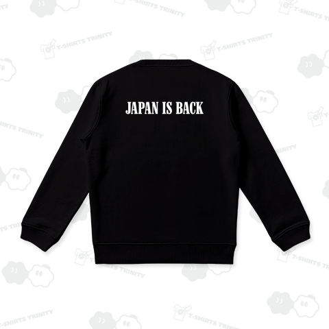 【背面】JAPAN IS BACK(ジャパン・イズ・バック)文字白