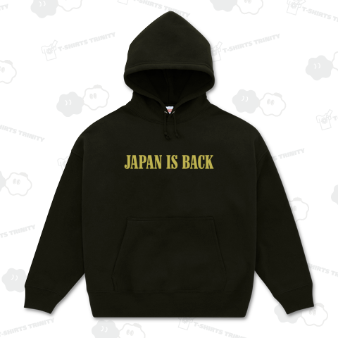 JAPAN IS BACK(ジャパン・イズ・バック)文字ゴールド