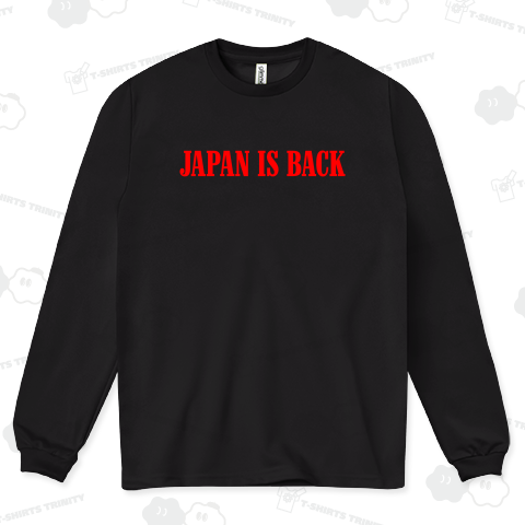 JAPAN IS BACK(ジャパン・イズ・バック)文字レッド