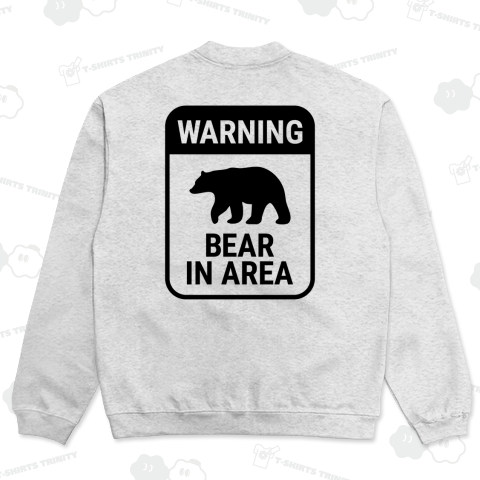 【背面】熊に注意!(WARNING BEAR IN AREA)