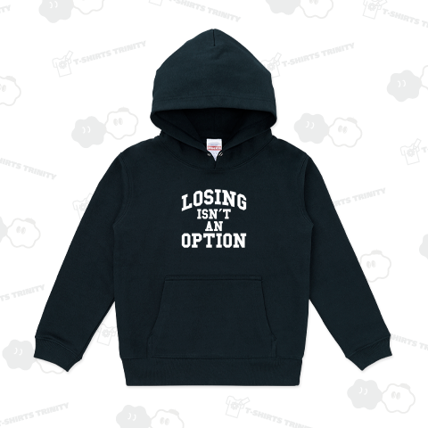 LOSING ISN’T AN OPTION(何としても負けるわけにはいかないので)【野球デザイン・名言】文字白