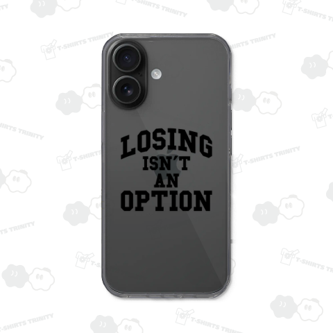 LOSING ISN’T AN OPTION(何としても負けるわけにはいかないので)【野球デザイン・名言】