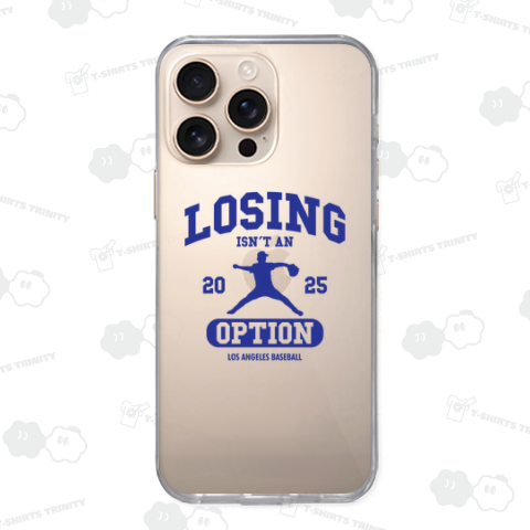 LOSING ISN'T AN OPTION・カレッジタイプ【野球名言・流行語】文字ブルー