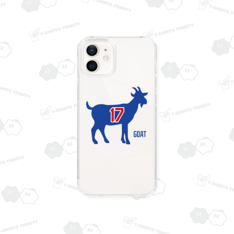 ゴート17(GOAT17・史上最高の17)【野球デザイン】山羊ブルー