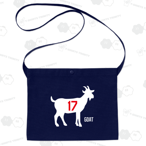 ゴート17(GOAT17・史上最高の17)【野球デザイン】山羊ホワイト