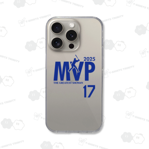 MVP17・THE GREATEST SHOMAN(ザ・グレーテストショウマン)【野球デザイン】文字ブルー