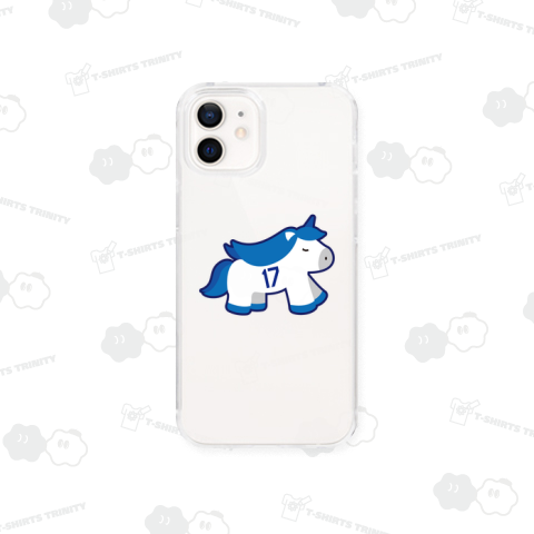 ユニコーン ぬいぐるみ 背番号17【野球デザイン】