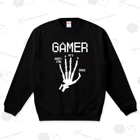 ゲーマー GAMER 文字白(マニアックデザイン)