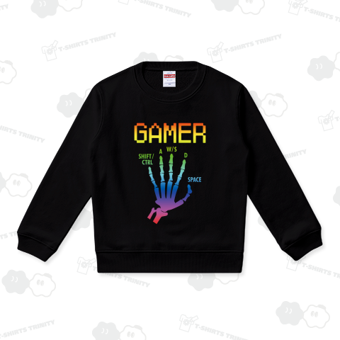 ゲーマー GAMER 文字レインボー(マニアックデザイン)