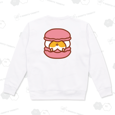 【背面】ハムスターのおしり いちごマカロン