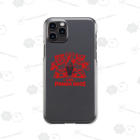 【パンダ・ルチャ】パンダルチャ・ブラザース【プロレス・ルチャリブレ・覆面パンダ】文字レッド