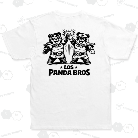 【背面】【パンダ・ルチャ】パンダルチャ・ブラザース【プロレス・ルチャリブレ・覆面パンダ】