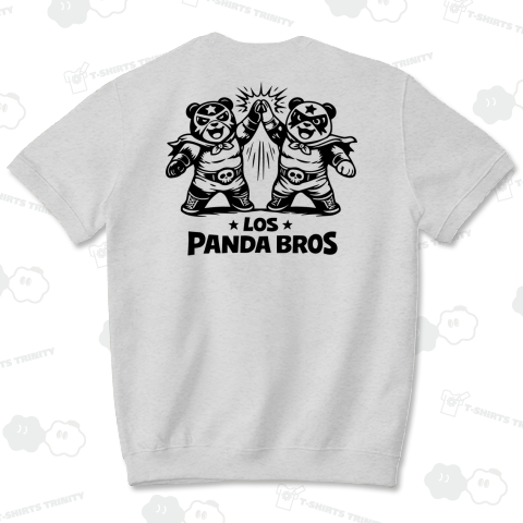 【背面】【パンダ・ルチャ】パンダルチャ・ブラザース【プロレス・ルチャリブレ・覆面パンダ】