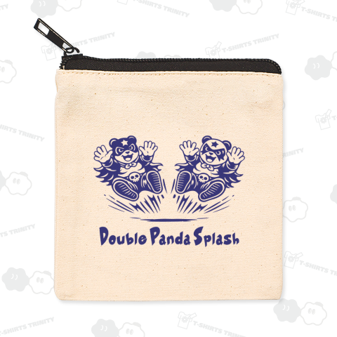 【パンダ・ルチャ】ダブルパンダ・スプラッシュ【プロレス・ルチャリブレ・覆面パンダ】 文字ブルー