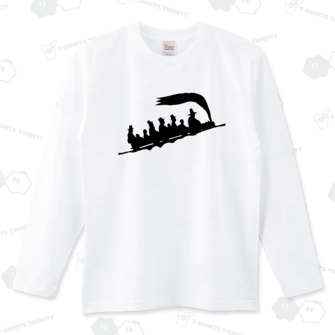 夜空の電車 切り絵