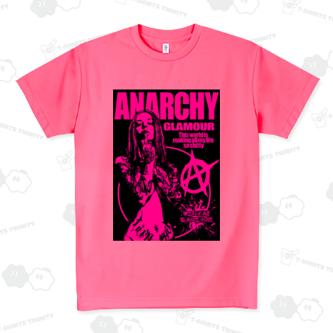 アナーキーグラマー(白地用 ドライTシャツ(4.4オンス)