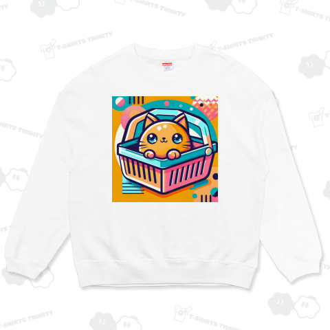 カゴに入った猫