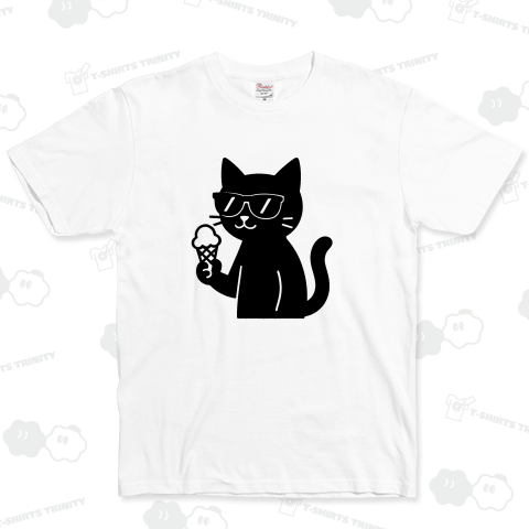 アイスクリームと猫