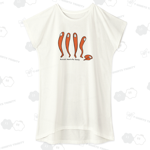 Karashi Mentaiko family ドルマンワンピース(4.3オンス)