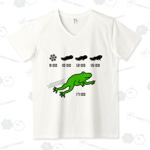 定時でカエル(カラー)