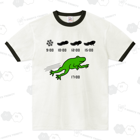 定時でカエル(カラー)