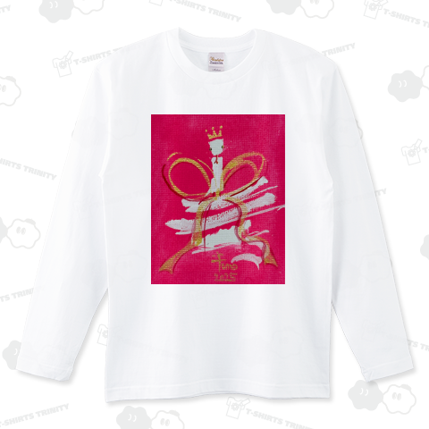 幸福の白蛇様 ロングTシャツ(5.6オンス)