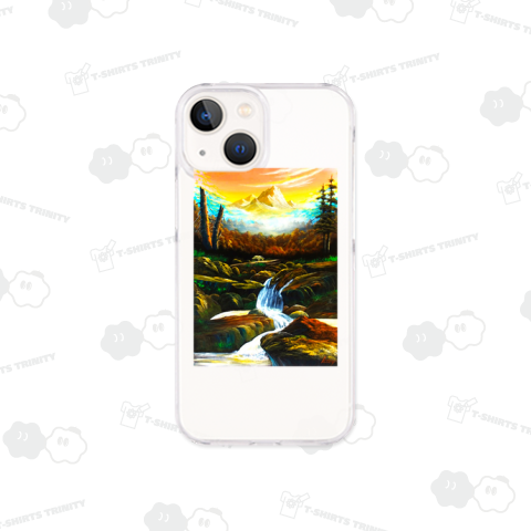 極北の山・・・朱に染まる