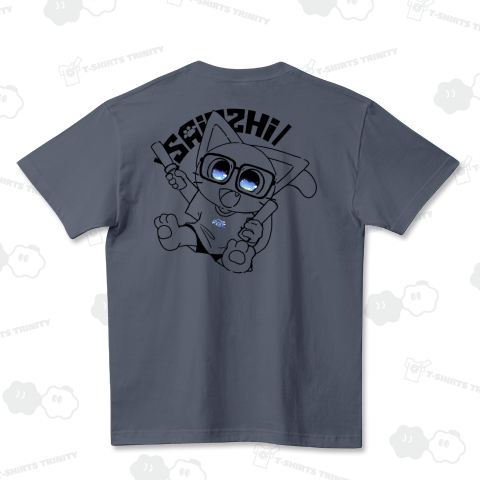 ぽふぃにゃあーTシャツ(ブラック)