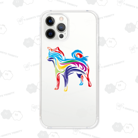 ビビッドな柴犬