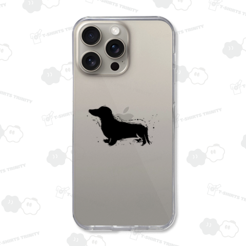 ダックスフンド墨絵