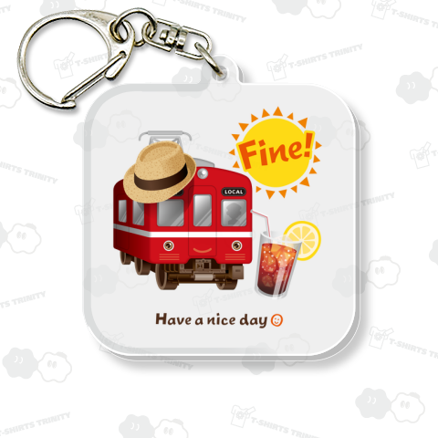 赤い電車「 Fine ! 」