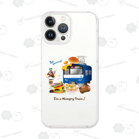 青い電車「 お腹すいた ! 」