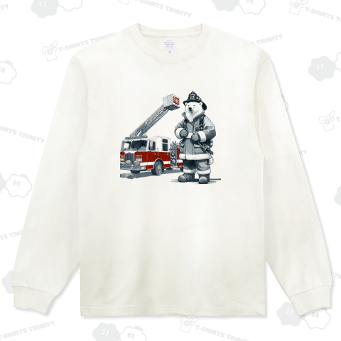 しろくまと消防車