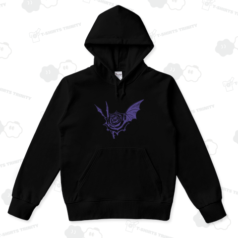 薔薇を吸う蝙蝠(パープル)