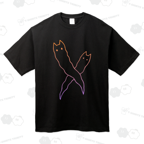 Cat Ghost(オレンジ&パープル)