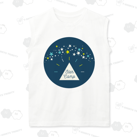 星空キャンプ (丸空カラフル)