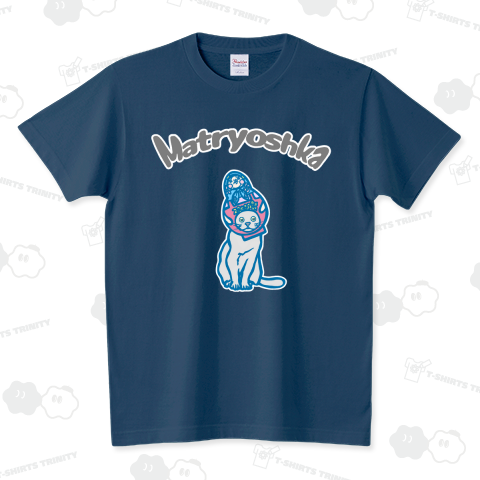 マトリョーシカ猫ロゴ