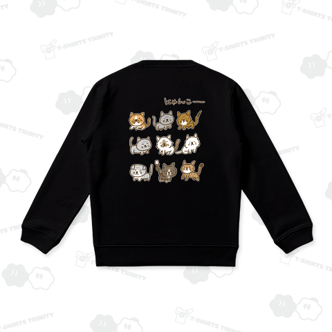 【バックプリント】画伯チックな猫