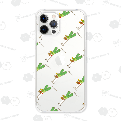 ネギがカモを背負って生えてきた!