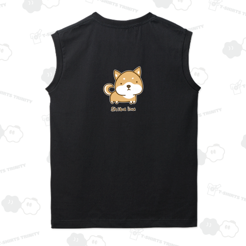 【バックプリント】ゆるティーな柴犬