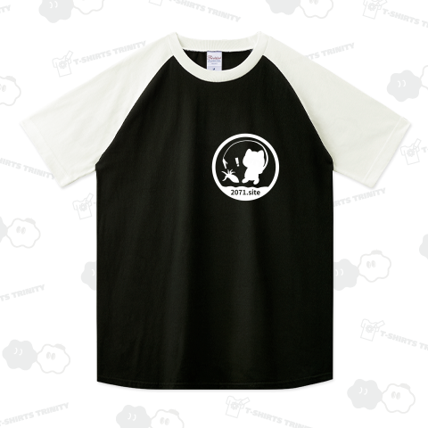 釣れない猫のエギングロゴ(白)