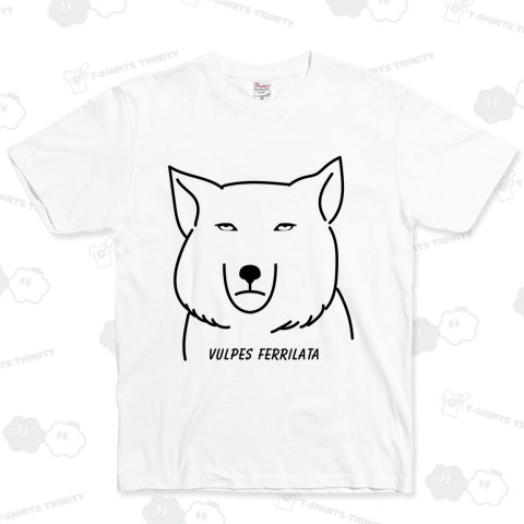 チベットスナギツネ 黒 ベーシックTシャツ(5.0オンス)