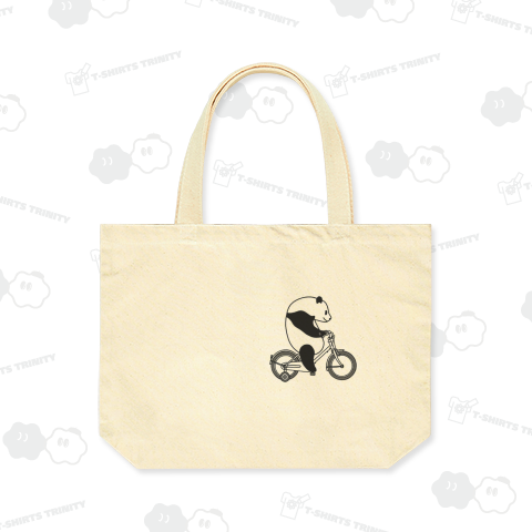子供自転車に乗ってるパンダ